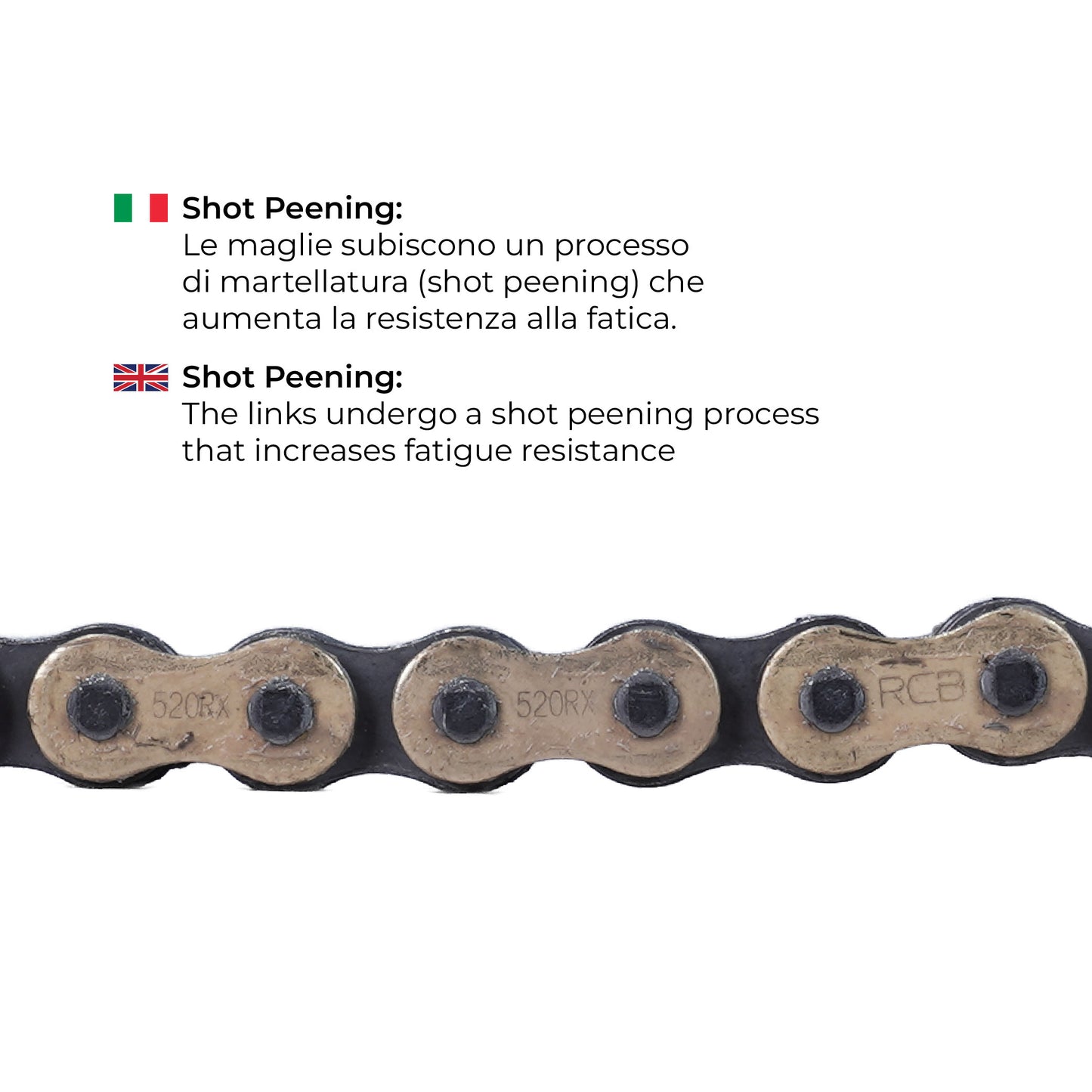 RCB 520XM RX Series Gold Chain – 120L